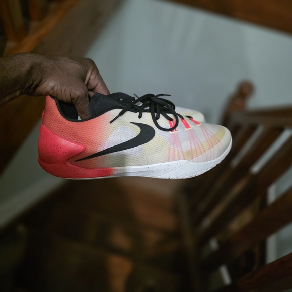 Nike Hyperchase James Harden Gradient Athletic Sneakers with Black Swoosh - Picture 1 of 5
